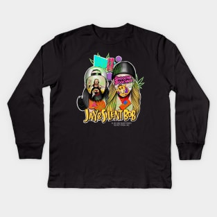 Jay and silent bob contest Kids Long Sleeve T-Shirt